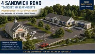 Plus de détails pour 4 Sandwich Rd, Teaticket, MA - Local commercial à louer