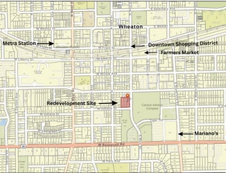 Plus de détails pour Wheaton IL Redevelopment Site – à vendre, Wheaton, IL