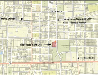 Plus de détails pour Wheaton IL Redevelopment Site – à vendre, Wheaton, IL