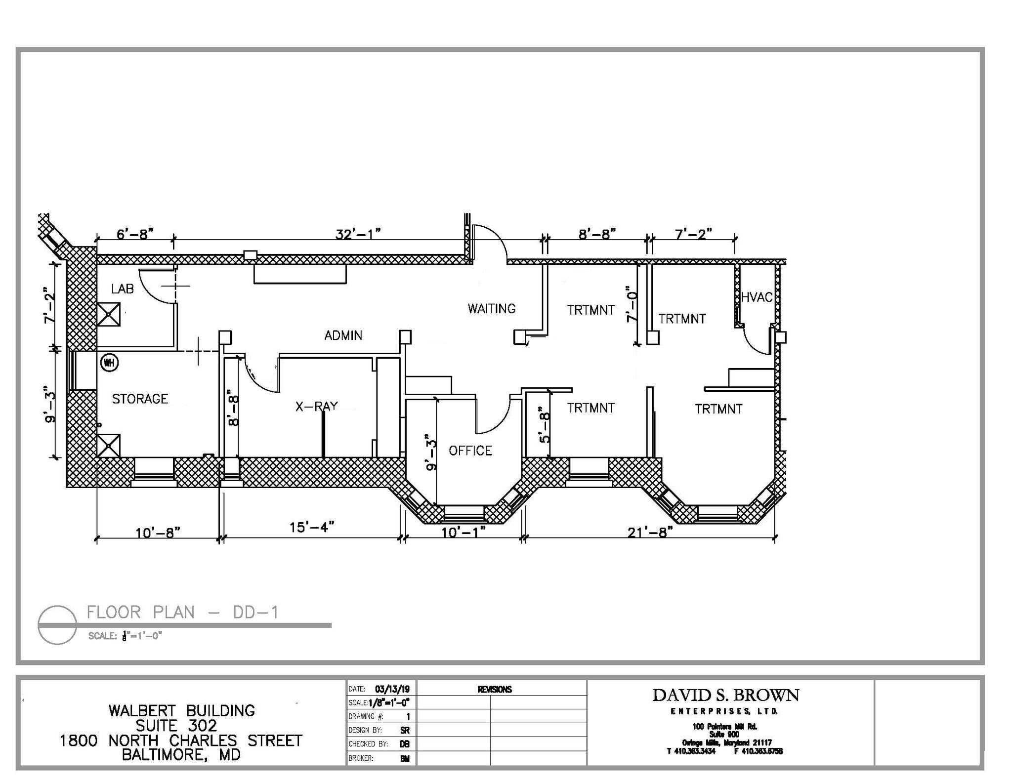 1800 N Charles St, Baltimore, MD à louer Plan d’étage– Image 1 sur 1