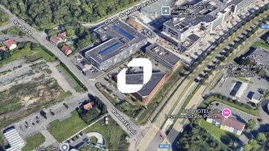 Boulevard De Tournai, Lezennes, NOR - VUE AÉRIENNE vue de carte