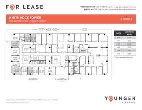 6510 Abrams Rd, Dallas, TX à louer Plan d’étage– Image 1 sur 1