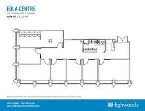 200 E Robinson St, Orlando, FL à louer Plan de site– Image 1 sur 1