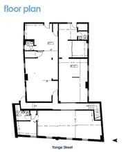 2499-2501 Yonge St, Toronto, ON à louer Plan d’étage– Image 2 sur 6
