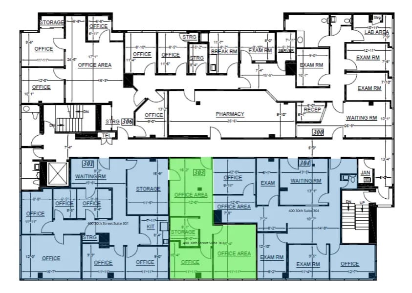 400 30th St, Oakland, CA à louer Plan d’étage– Image 1 sur 1
