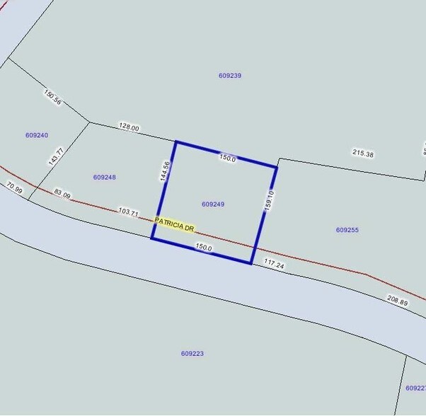 1117-1123 Patricia Dr, San Antonio, TX à vendre - Plan cadastral – Image 3 sur 7