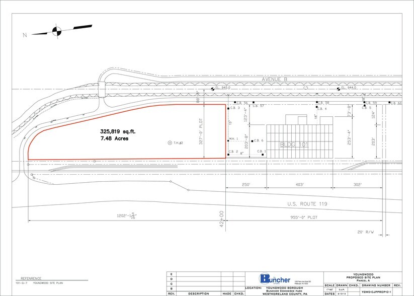 Buncher Commerce Park – Youngwood, Leetsdale, PA à louer - Plan de site – Image 1 sur 4
