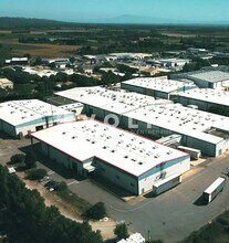 Tarascon - Vue aérienne vue de carte