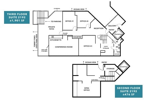 2190-2196 Carmel Valley Rd, Del Mar, CA à louer Plan d’étage– Image 1 sur 1