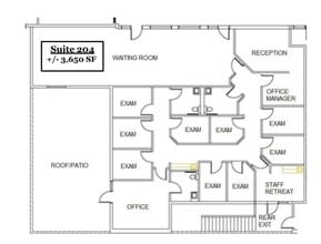 1717 Precinct Line Rd, Hurst, TX à louer Plan d’étage– Image 1 sur 1