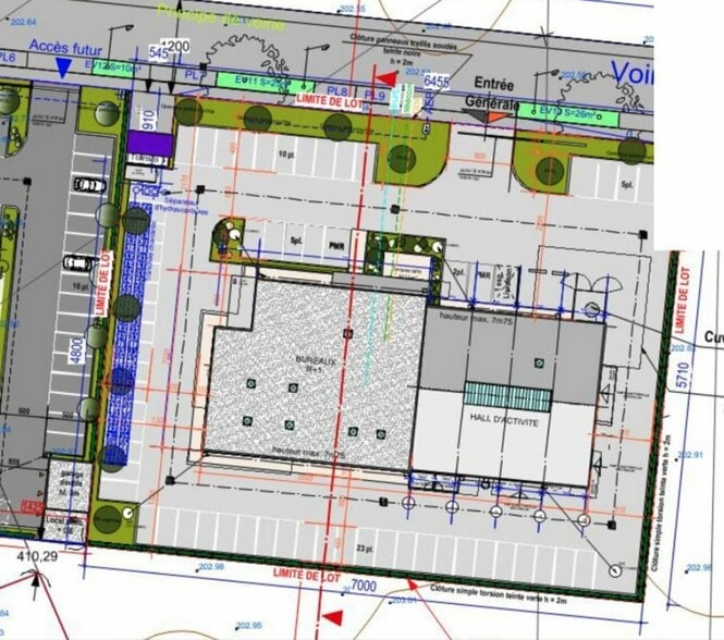 Bureau dans Saint-Priest à vendre - Plan de site – Image 2 sur 4