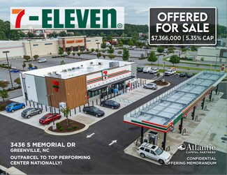 Plus de détails pour 3436 S Memorial Dr, Greenville, NC - Local commercial à vendre