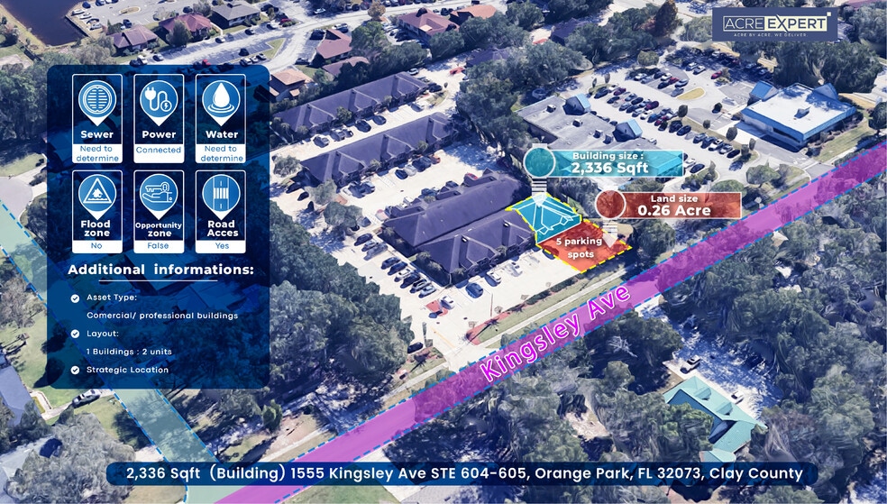1555 Kingsley Ave, Orange Park, FL à vendre - Photo de l’immeuble – Image 2 sur 3