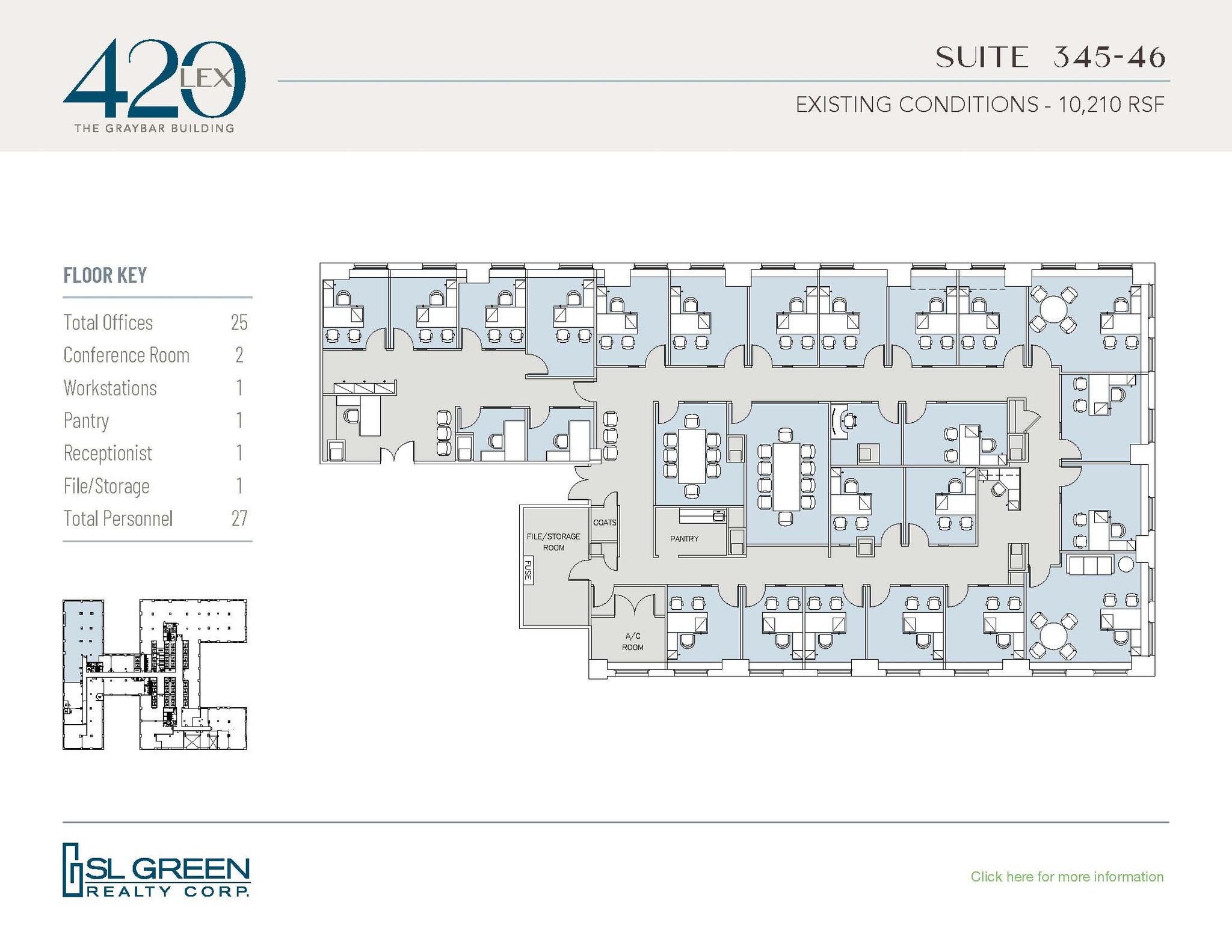 420 Lexington Ave, New York, NY à louer Plan d’étage– Image 1 sur 1