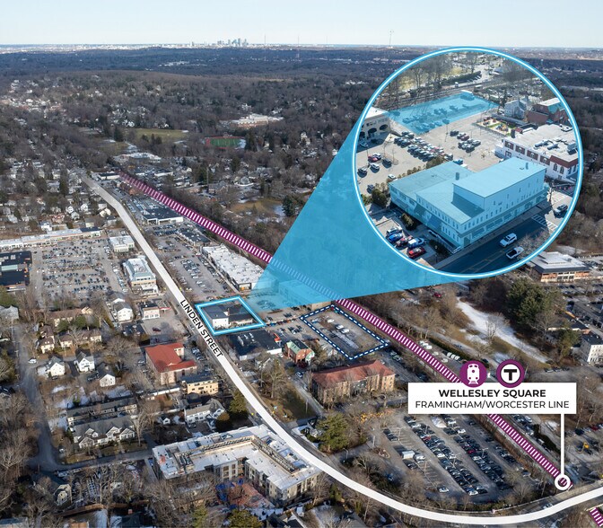 151-159 Linden St, Wellesley, MA à louer - Photo de l’immeuble – Image 1 sur 12