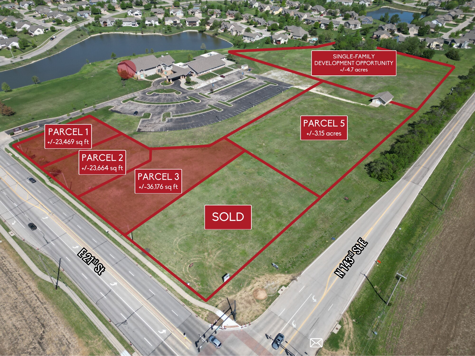 143rd St & 21st St, Wichita, KS à vendre Photo principale– Image 1 sur 7