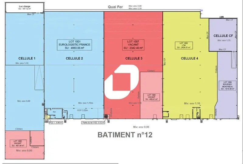 12 Rue De Cherbourg, Strasbourg à louer - Plan de site – Image 2 sur 3
