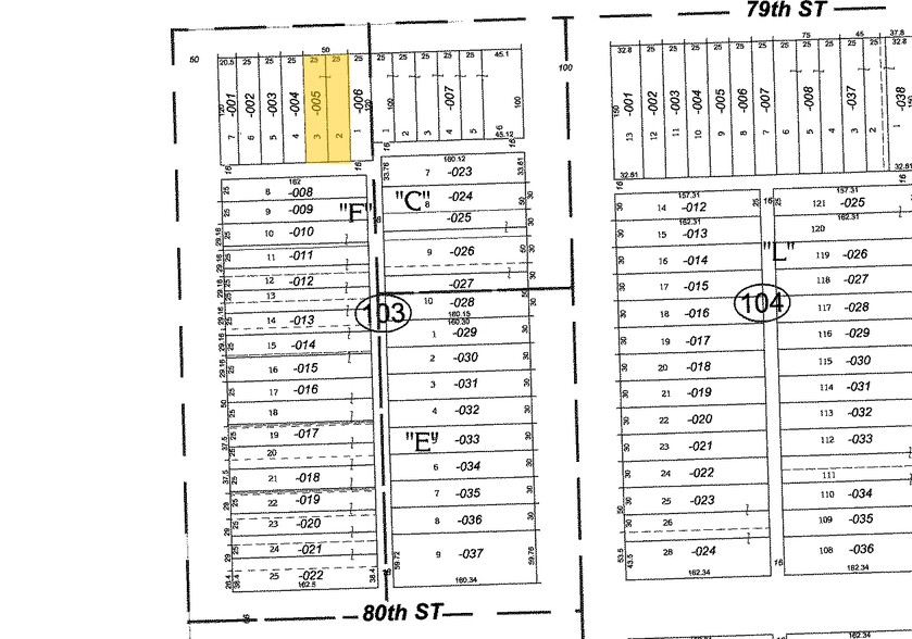 211-213 E 79th St, Chicago, IL à louer - Plan cadastral – Image 2 sur 13