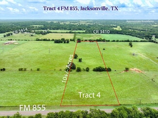 Plus de détails pour Tract 4 FM 855, Jacksonville, TX - Terrain à vendre