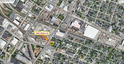 3810 Walker St, Houston, TX - Vue aérienne  vue de carte