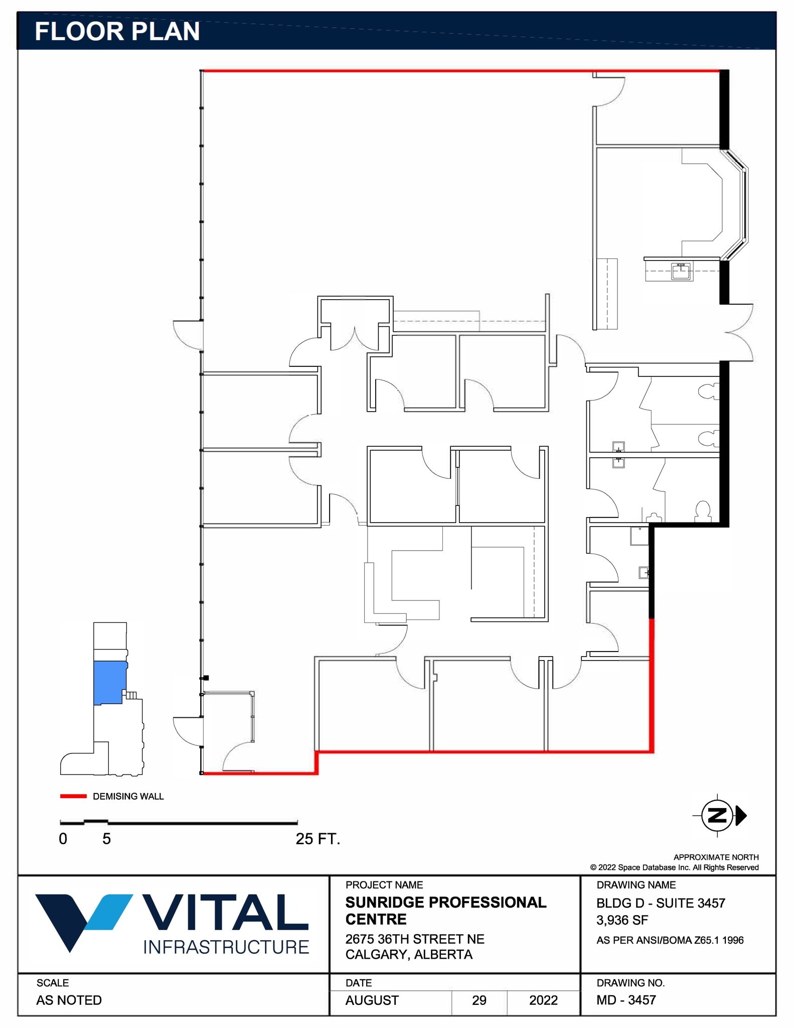 2675 36th St NE, Calgary, AB à louer Plan de site– Image 1 sur 1