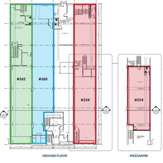 254-262 Pender St E, Vancouver, BC à louer Plan d’étage– Image 1 sur 1