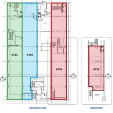 254-262 Pender St E, Vancouver, BC à louer Plan d’étage– Image 1 sur 1