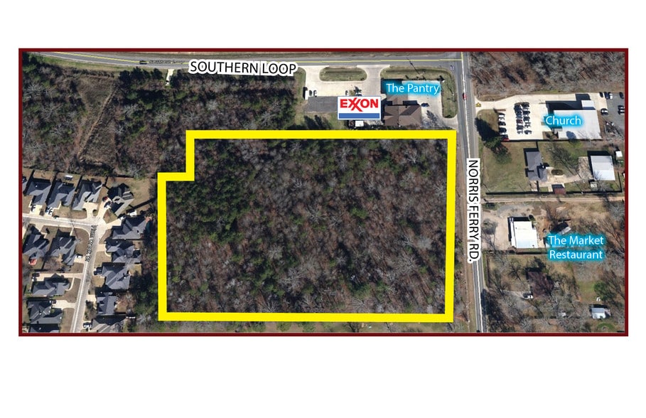 Norris Ferry Rd, South Of Southern Loop, Shreveport, LA à vendre - Aérien – Image 2 sur 2