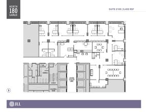 180 N LaSalle St, Chicago, IL à louer Plan d’étage– Image 1 sur 1