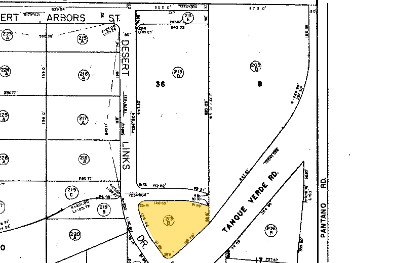 2478 N Desert Links Dr, Tucson, AZ à vendre - Plan cadastral – Image 3 sur 7