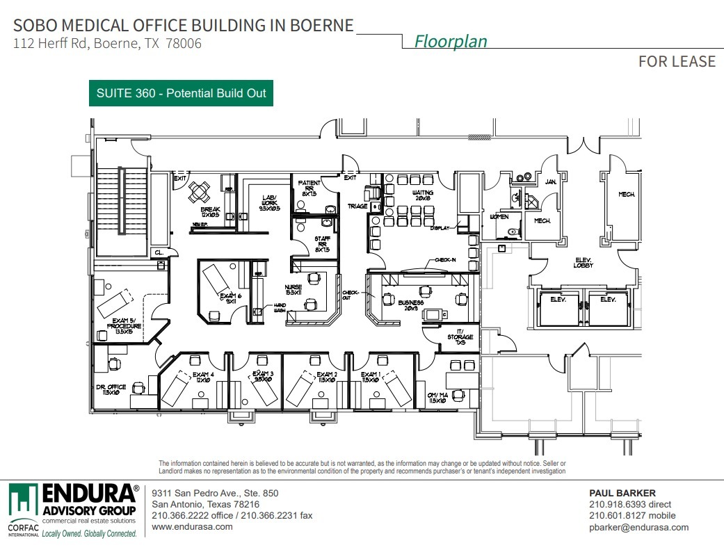 112 Herff Rd, Boerne, TX à louer Plan d’étage– Image 1 sur 1