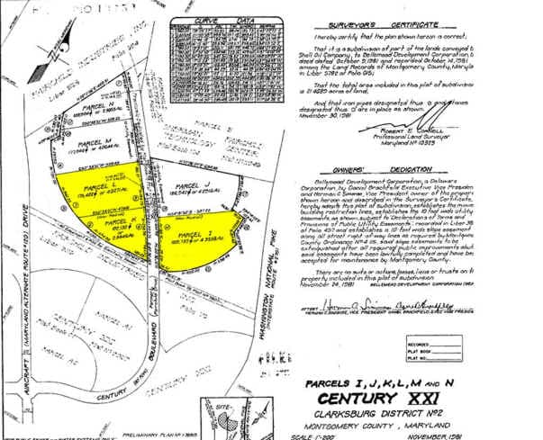 20250 Century Blvd, Germantown, MD à vendre - Plan cadastral – Image 2 sur 11