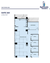 4340 East-West Hwy, Bethesda, MD à louer Plan d’étage– Image 1 sur 1