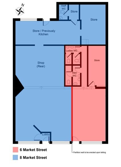 6-8 Market Street, Tenbury Wells à louer - Plan d’étage – Image 3 sur 3