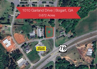 Plus de détails pour 1010 Garland Dr, Bogart, GA - Terrain à vendre