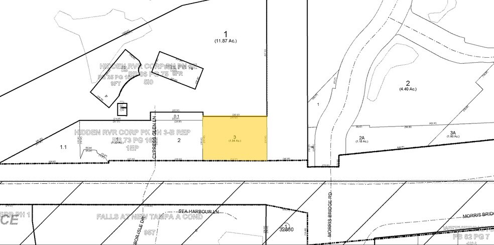 13575 Cypress Glen Ln, Tampa, FL à vendre - Plan cadastral – Image 2 sur 7