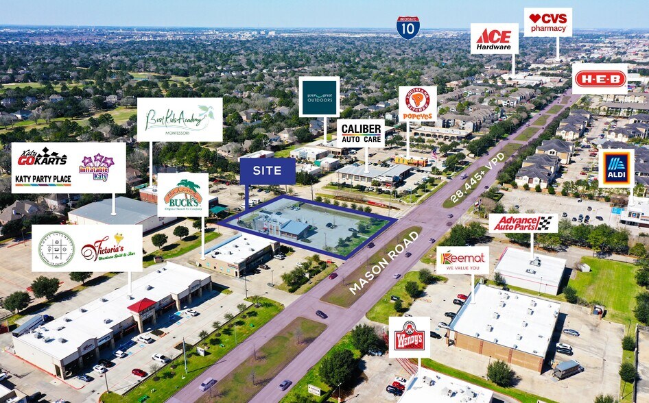 2150 S Mason Rd, Katy, TX à vendre - Aérien – Image 3 sur 5