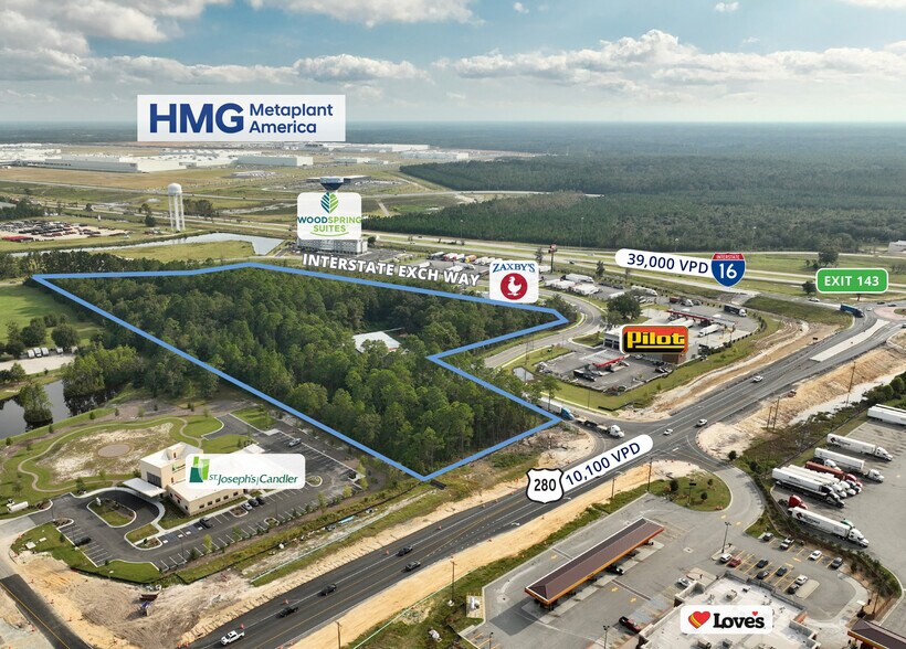 11232 US Highway 280, Ellabell, GA à vendre - Photo de l’immeuble – Image 1 sur 6