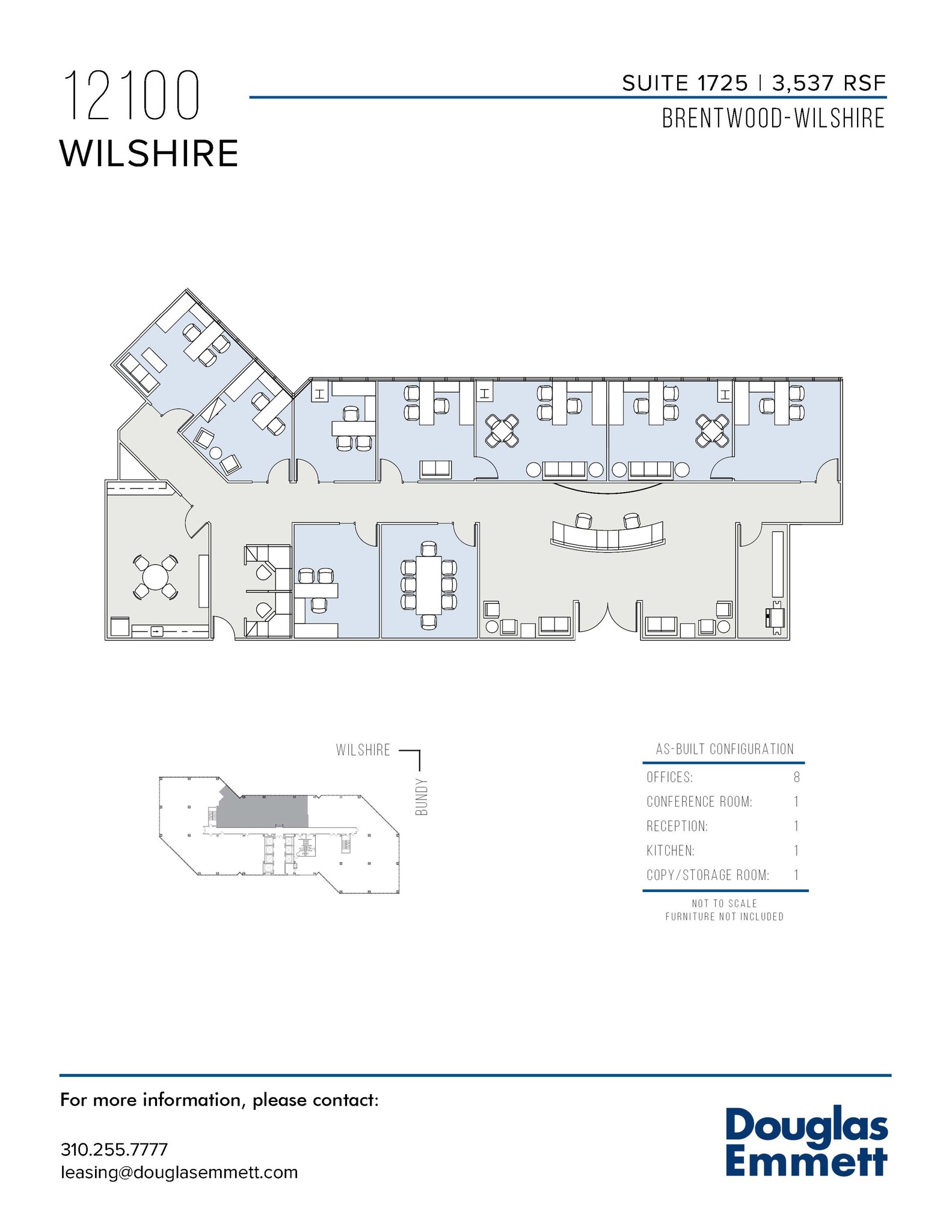 12100 Wilshire Blvd, Los Angeles, CA à louer Plan d’étage– Image 1 sur 1