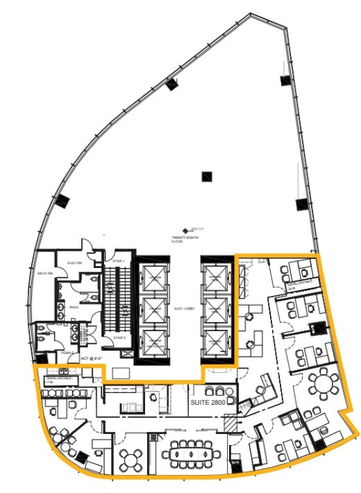 1021 W Hastings St, Vancouver, BC à louer Plan d’étage– Image 1 sur 1