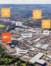 Runnings, Cheltenham, GLS - VUE AÉRIENNE vue de carte