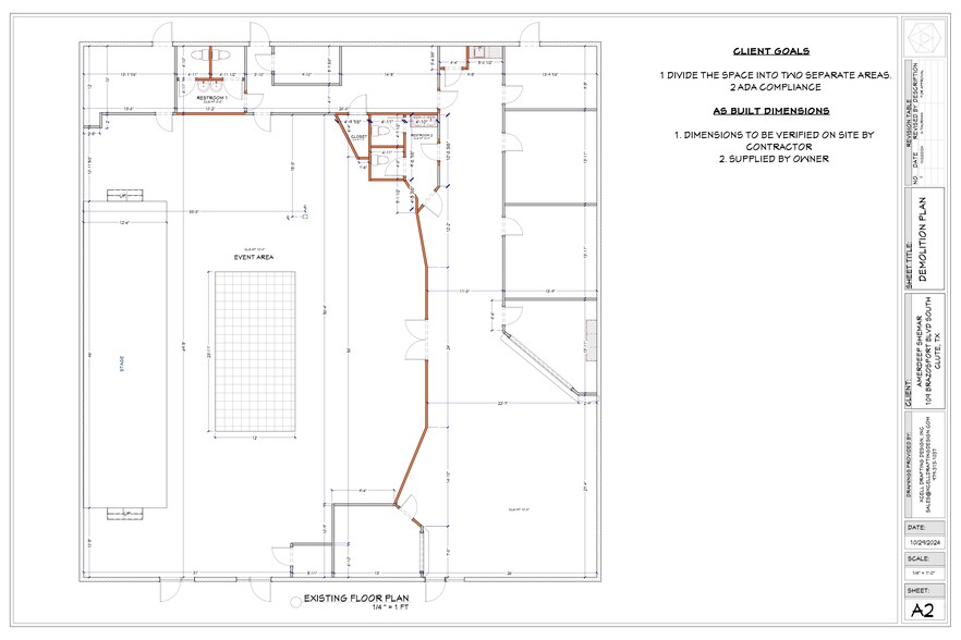109 Brazosport Blvd N, Clute, TX à louer - Plan d’étage – Image 2 sur 2