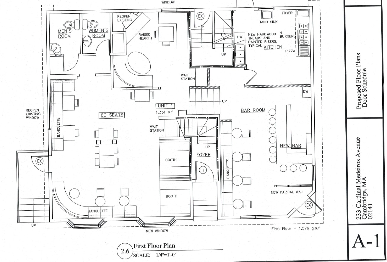 231-233 Cardinal Medeiros Ave, Cambridge, MA 02141 - Lot 5 - - Plan d’étage - Image 1 of 1