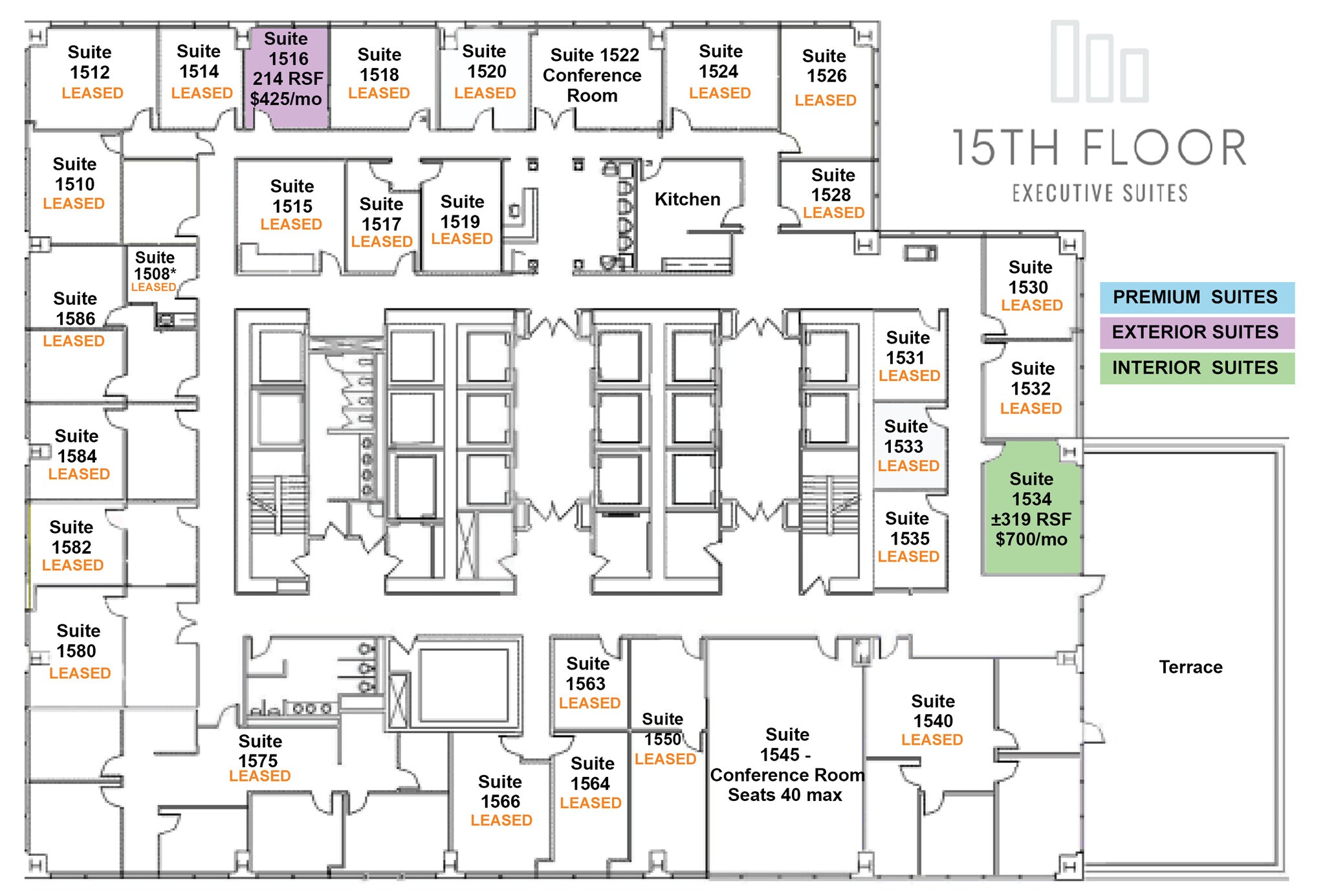 425 W Capitol Ave, Little Rock, AR à louer Plan d’étage– Image 1 sur 9