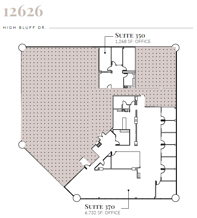 12626 High Bluff Dr, San Diego, CA à louer Plan d’étage– Image 1 sur 1