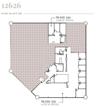 12626 High Bluff Dr, San Diego, CA à louer Plan d’étage– Image 1 sur 1
