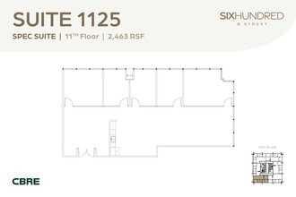 600 B St, San Diego, CA à louer Plan d’étage– Image 1 sur 1