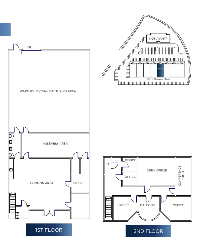 9155 Brown Deer Rd, San Diego, CA 92121 - Lot 4 - - Plan d’étage - Image 1 of 1