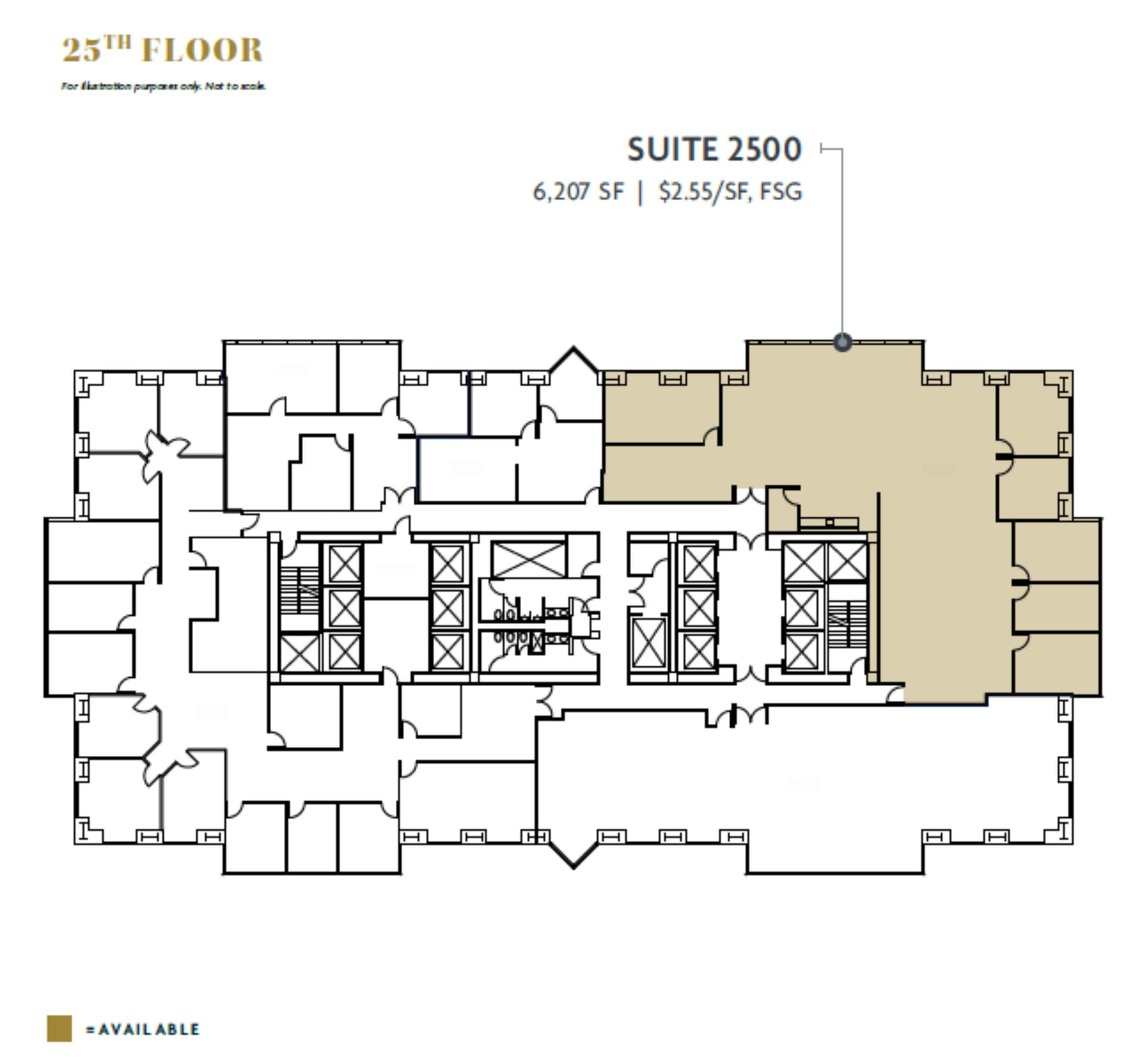 750 B St, San Diego, CA à louer Plan d’étage– Image 1 sur 1