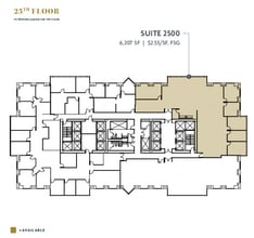 750 B St, San Diego, CA à louer Plan d’étage– Image 1 sur 1